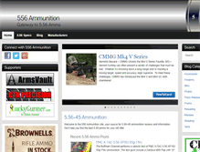 Tablet Screenshot of 556ammunition.com